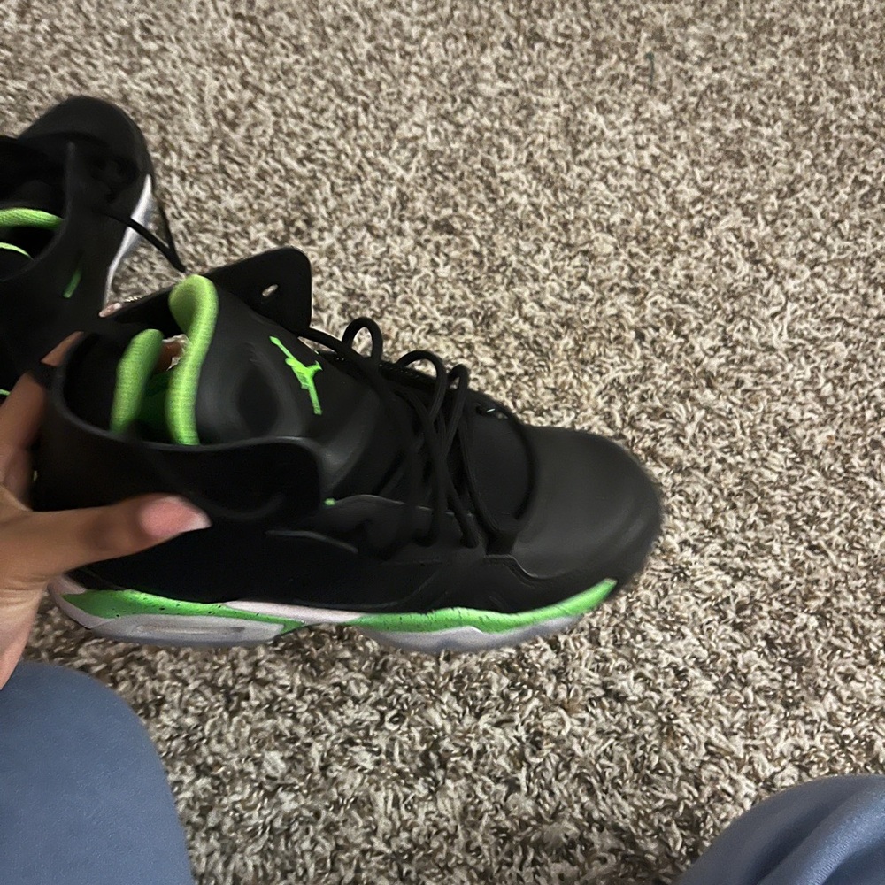 Lime green Jordans